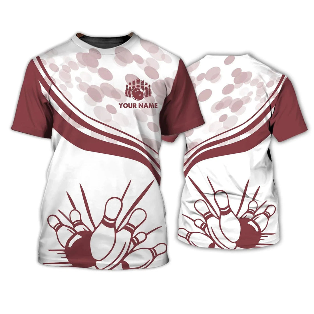 Custom Personalized Bowling T-Shirt For Bowling National Day, Bowling Player Gifts, Bowling Shirts 3D
