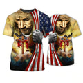 One Nation Under God, 3D Full Print T-Shirt, Independence Days