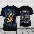 FUNSTUFFPRINT Grumpy Old Man - 3D T-shirt