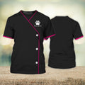 FUNSTUFFPRINT Custom 3D Groomer Shirt Men Women Paw My Craft Dog Groomer Pet Groomer Uniform Pink Salon Pet 3D T-shirt