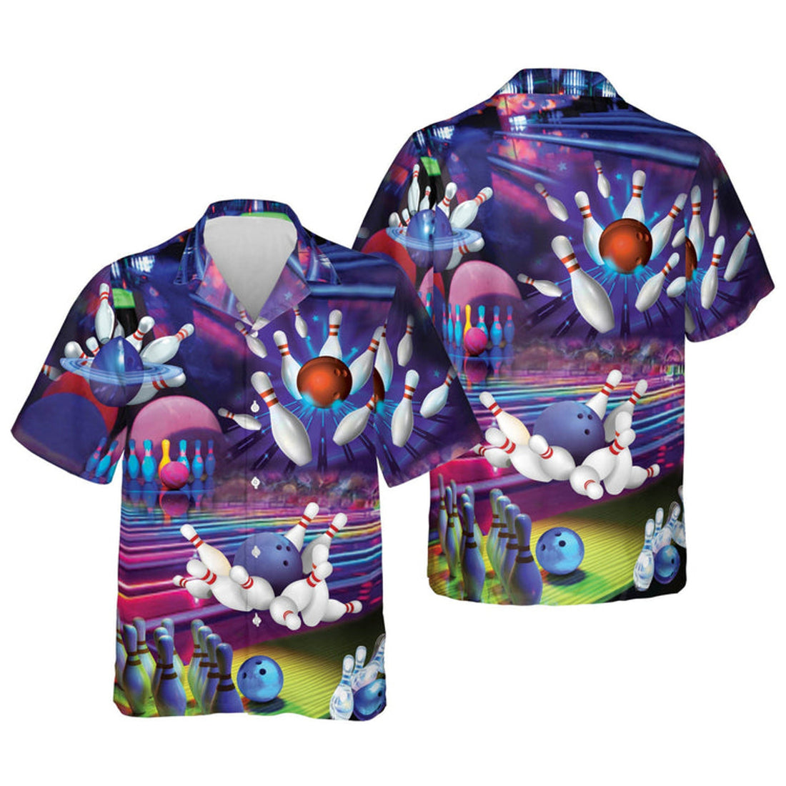 Custom Funny Bowling Shirts with Names Hawaiian Shirt, Bowling Hawaiian shirt for men