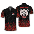 Custom Personalized Multi Color Skull Bowling Jersey With Name For Men