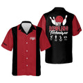 Custom Personalized bowling Hawaiian shirt for men, Strike My Bowling Technique Hawaiian Shirt