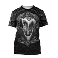 FUNSTUFFPRINT Aztec Day Of The Dead Queen All Over Printed Unisex Shirts, Mexico T-Shirt For Men And Women, Aztec Mexican Shirt 3D T-shirt