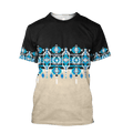 FUNSTUFFPRINT Cool Native Cowboy Cosplay Shirts Adults 3D T-shirt