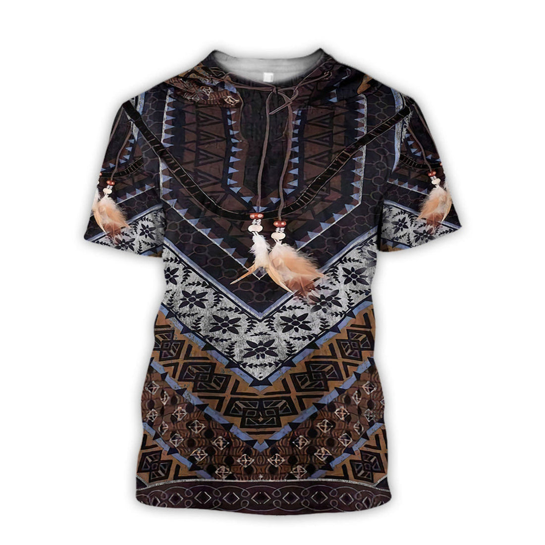 FUNSTUFFPRINT Native Cowboy Cosplay Shirts Men Women 3D T-shirt