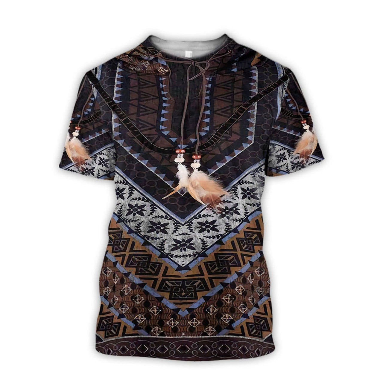 FUNSTUFFPRINT Native Cowboy Cosplay Shirts Men Women 3D T-shirt