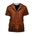 FUNSTUFFPRINT Cowboy T-Shirt No Cosplay 3D Over Printed Unisex Deluxe Cowboy Shirts 3D T-shirt