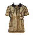 FUNSTUFFPRINT Cowboy 3D Shirt Cosplay No Leather Native Style Unisex Cowboy Shirt For Him Her 3D T-shirt