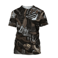 FUNSTUFFPRINT Cowboy Sublimation On Shirt Men Women 3D T-shirt
