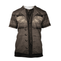 FUNSTUFFPRINT American Cowboy Shirt 3D Cosplay Deluxe T-Shirt Special Cowboy 3D T-shirt
