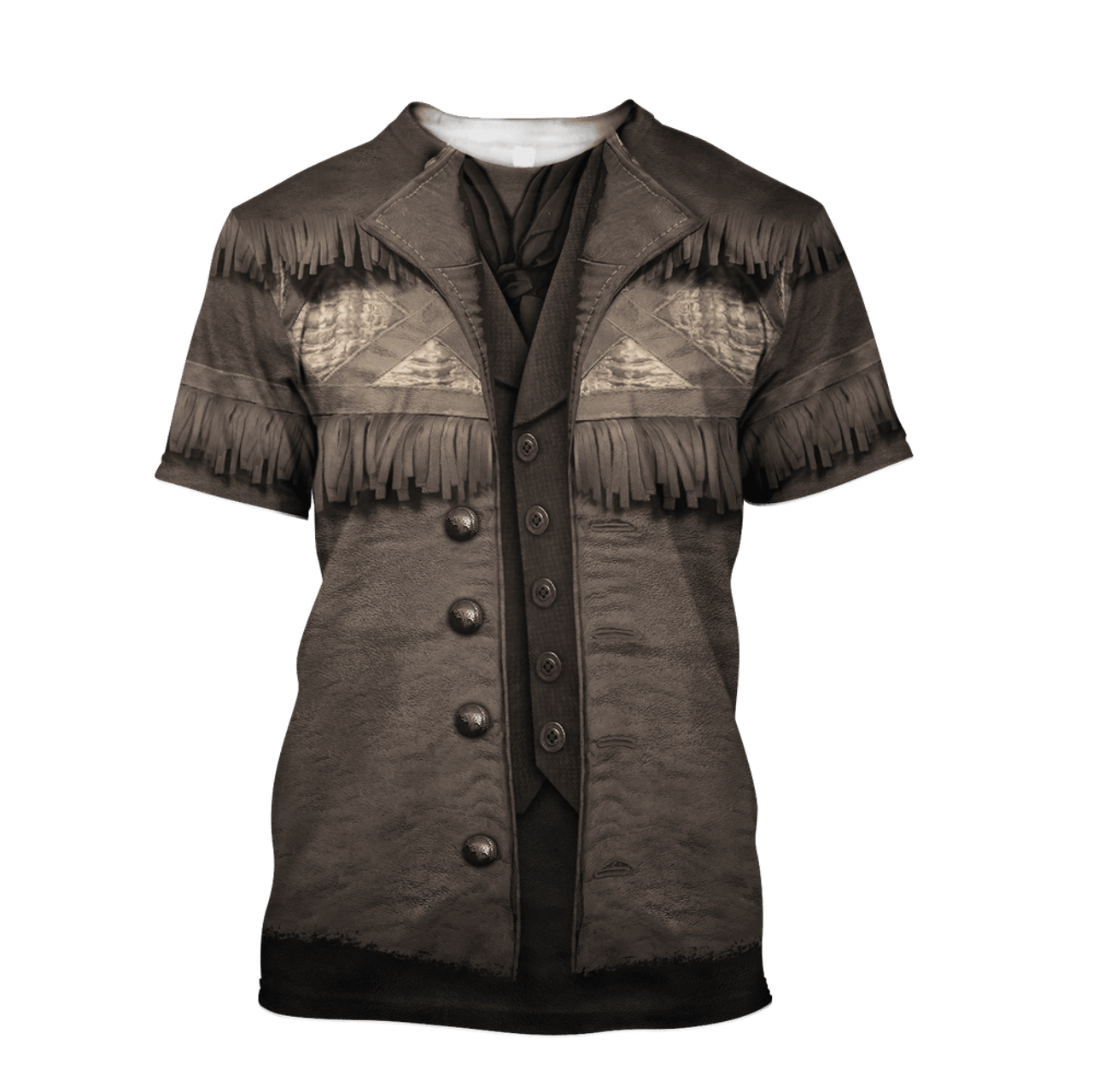 FUNSTUFFPRINT American Cowboy Shirt 3D Cosplay Deluxe T-Shirt Special Cowboy 3D T-shirt