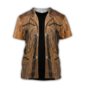 FUNSTUFFPRINT 3D Cowboy T-Shirt No Cosplay Unisex Deluxe Cowboy Gifts 3D T-shirt
