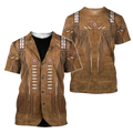 FUNSTUFFPRINT 3D Full Printed Cowboy Shirts No Cosplay 3D T-shirt