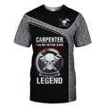 FUNSTUFFPRINT Personalized Premium Carpenter Unisex Shirts I Am Not Getting Older Becoming Legend 3D T-shirt