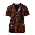 FUNSTUFFPRINT 3D Cowboy Cosplay Shirts For Men Women Gift For Cowboy Lovers 3D T-shirt
