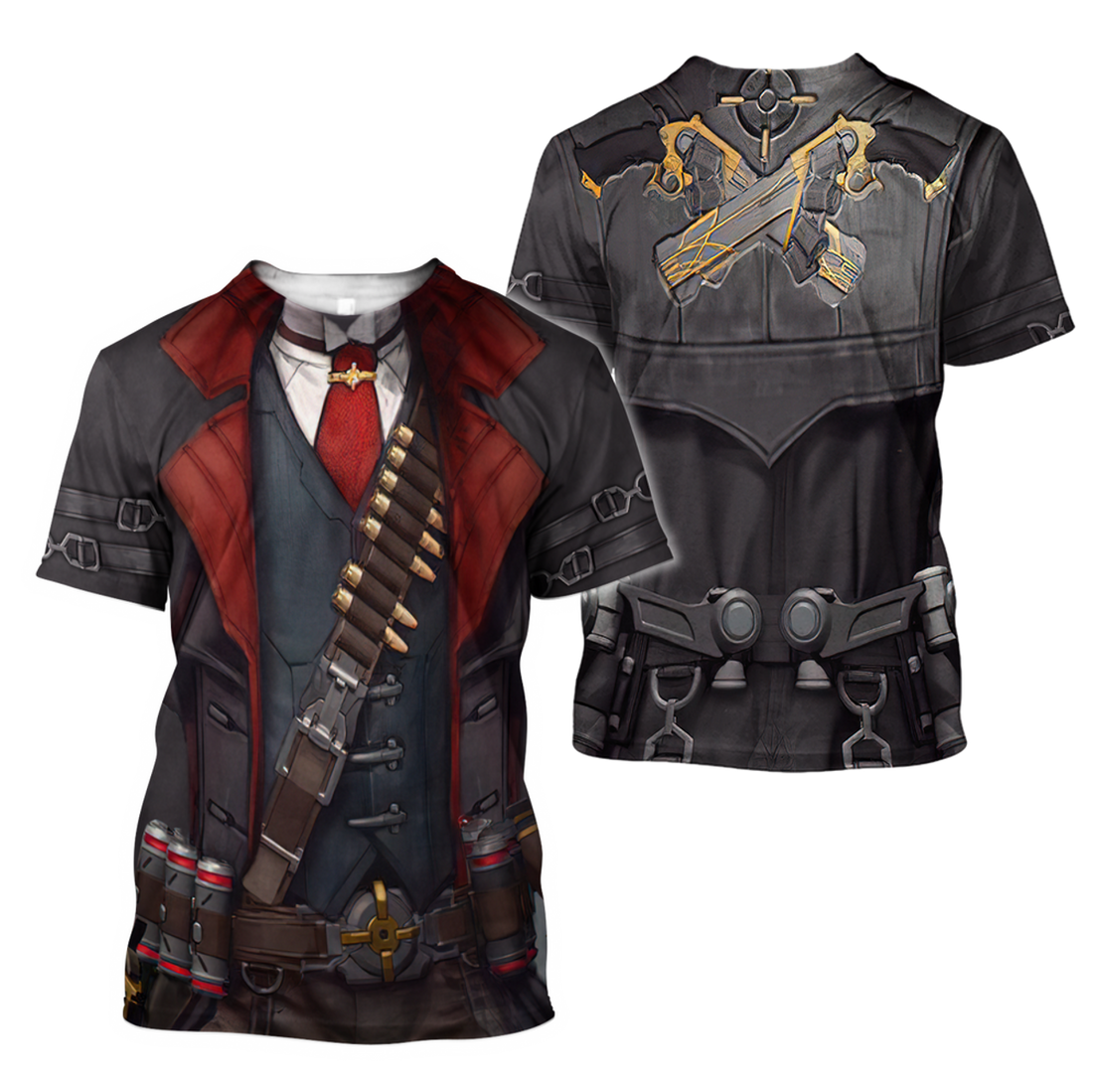 FUNSTUFFPRINT 3D All Over Print Cowboy Cosplay T-Shirt Cowboy Clothing 3D T-shirt
