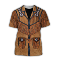 FUNSTUFFPRINT Cowboy T-Shirt 3D All Over Print Cowboy Pattern Shirts Men Women 3D T-shirt