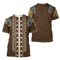 FUNSTUFFPRINT 3D Full Printed Cowboy Shirts No Cosplay Cowboy Son Gift 3D T-shirt