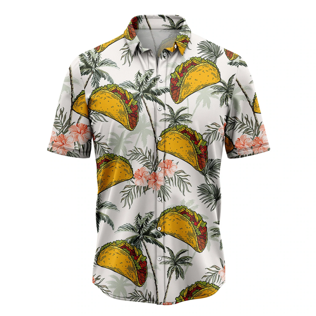 Tacos Taco Bell Tropical Vintage Hawaii Shirt, Summer Hawaiian Shirts for Men and Women Aloha Beach Shirt