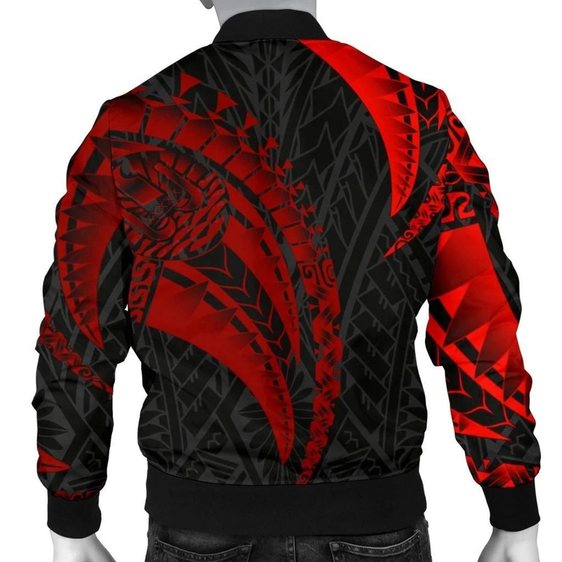 FUNSTUFFPRINT Tahiti Personalised Men's Bomber Jacket - Polynesian Tahiti Seal - 3D Bomber Jacket