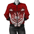 FUNSTUFFPRINT Tahiti Polynesian Coconut Women's 3D Bomber Jacket