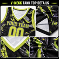 Tank Top V-Neck Details