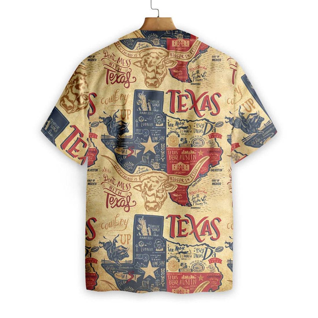 Texas Hawaiian Shirt Don't Mess With Texas Longhorns, Hawaiian shirts for men, Women
