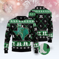 FUNSTUFFPRINT Texas Usa Symbols Pattern Ugly Christmas Sweater, Christmas Sweater, Ugly Sweater, Funny Xmas Sweaters Ugly Sweater