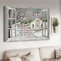 The Lord Bless You The Lord Help You The Lord Make His Face To Shine Upon You, Window Decor Poster and Canvas