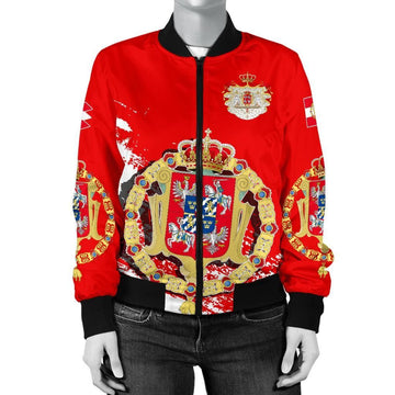 FUNSTUFFPRINT The Polish-Lithuanian Commonwealth Women's 3D Bomber Jacket