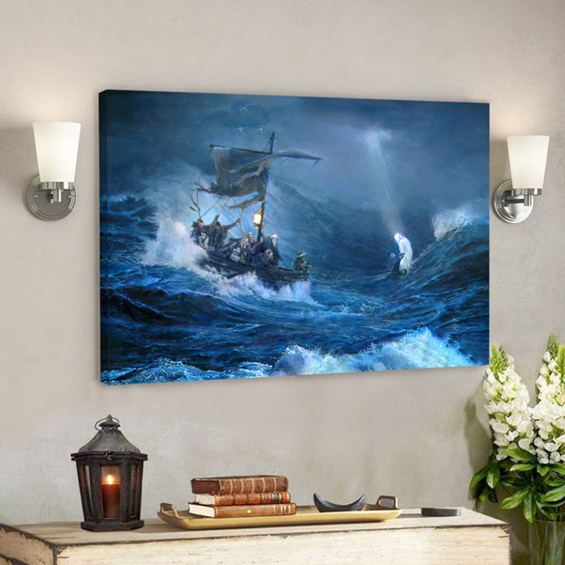 The Savior Canvas - Jesus Canvas Poster - Jesus Wall Art - Religious Poster - Christian Canvas Prints - Faith Canvas - Gift For Christian 