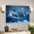 The Savior Canvas - Jesus Canvas Poster - Jesus Wall Art - Religious Poster - Christian Canvas Prints - Faith Canvas - Gift For Christian 