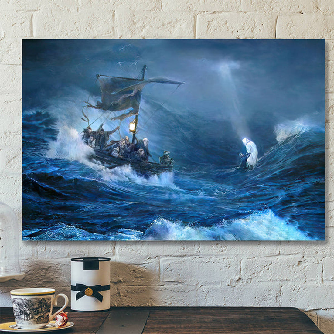 The Savior Canvas - Jesus Canvas Poster - Jesus Wall Art - Religious Poster - Christian Canvas Prints - Faith Canvas - Gift For Christian 
