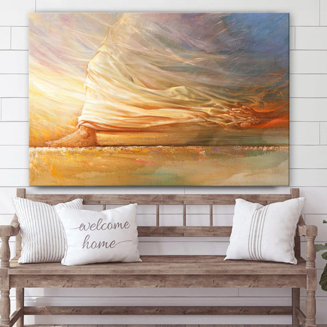 The Feet Of Jesus Canvas Pictures - Jesus Christ Canvas Art - Christian Canvas Wall Art
