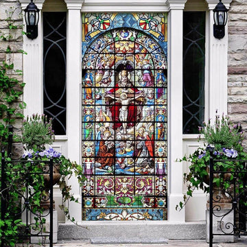 The Holy Trinity, Jesus Christ Door Cover, Christian Door Decor, Door Christian Church, Christian Door Plaques