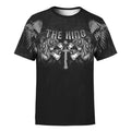 FUNSTUFFPRINT The King Jesus Lion Tattoo Christian 3D T-shirt