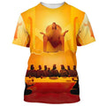 FUNSTUFFPRINT The Last Supper Christian 3D T-shirt