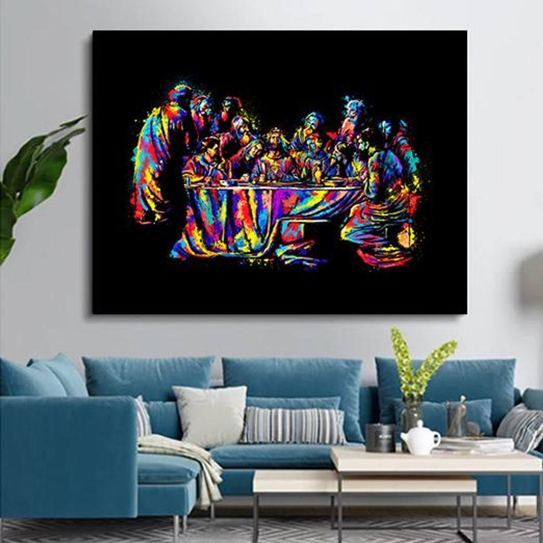 The Last Supper Canvas - Religious Canvas Art - Christian Canvas Wall Art 