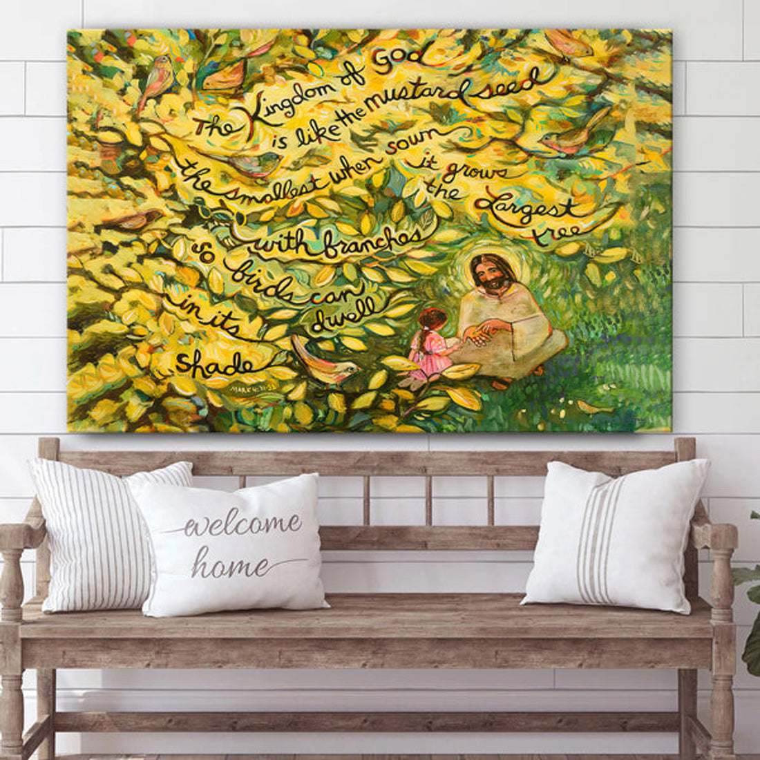 The Mustard Seed Kingdom Of God Become Like Canvas Posters - Jesus Canvas Pictures - Christian Canvas Art
