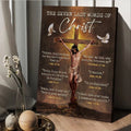 The Seven Last Words Of Christ Canvas Wall Art - Christian Wall Posters - Religious Wall Decor