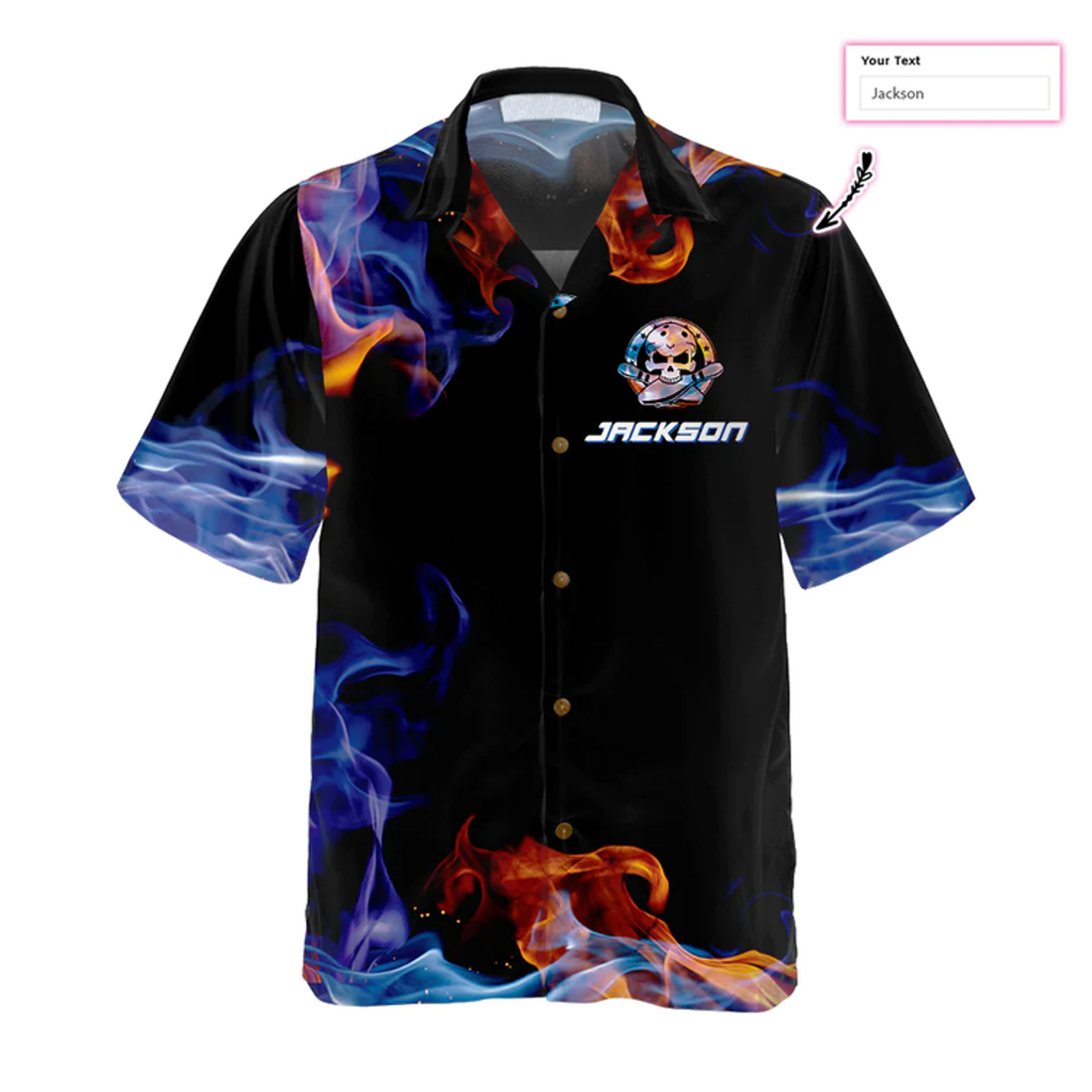 Custom There Is No Crying In Bowling Just Lots Of Swearing Custom Hawaiian Shirt, Unique Flame Bowling Shirt, Gift for Bowler