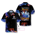Custom There Is No Crying In Bowling Just Lots Of Swearing Custom Hawaiian Shirt, Unique Flame Bowling Shirt, Gift for Bowler