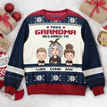 FUNSTUFFPRINT Custom This Grandma Belongs To Ugly Sweater