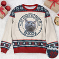FUNSTUFFPRINT Custom This Human Belongs To Ugly Sweater