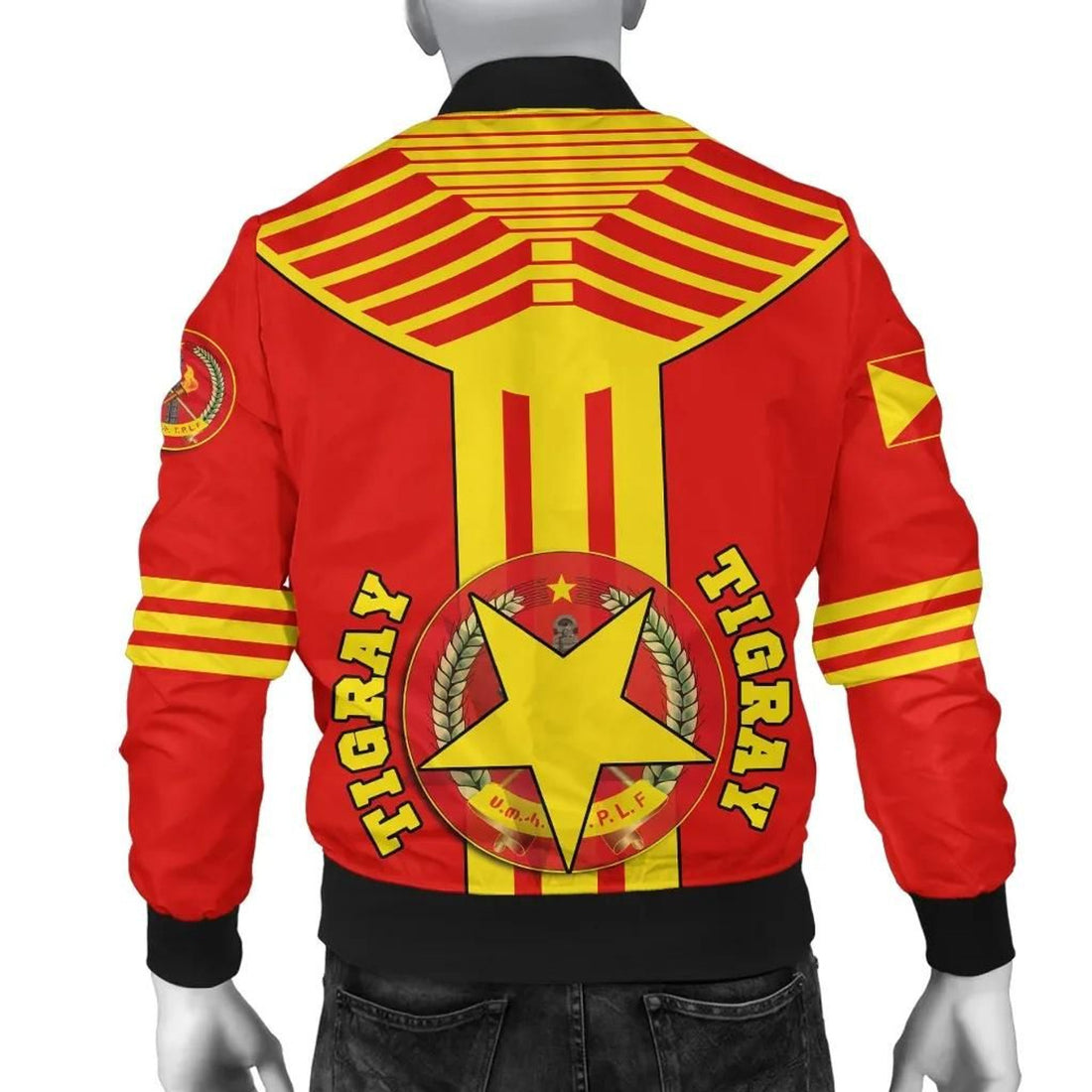 FUNSTUFFPRINT Tigray Bomber Jacket New 3D Bomber Jacket