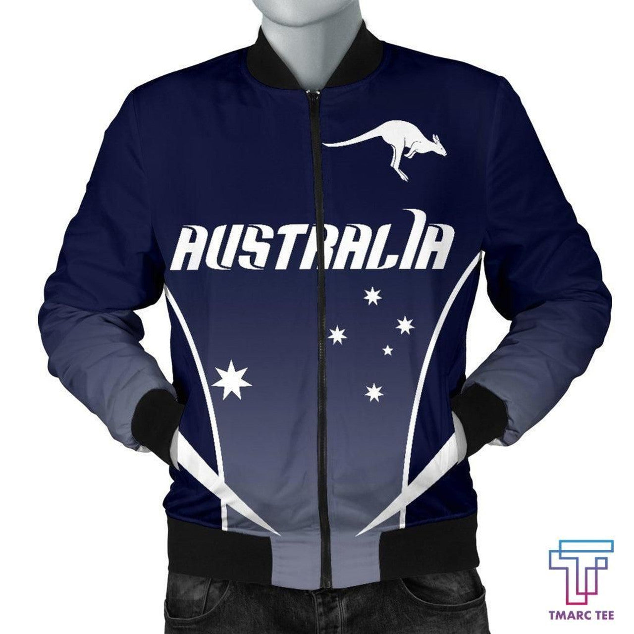 FUNSTUFFPRINT Tmarc Tee Australia Active Special Mens 3D Bomber Jacket