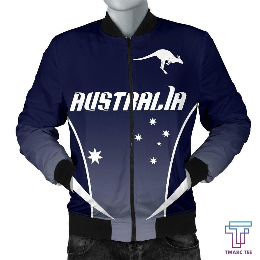 FUNSTUFFPRINT Tmarc Tee Australia Active Special Mens 3D Bomber Jacket