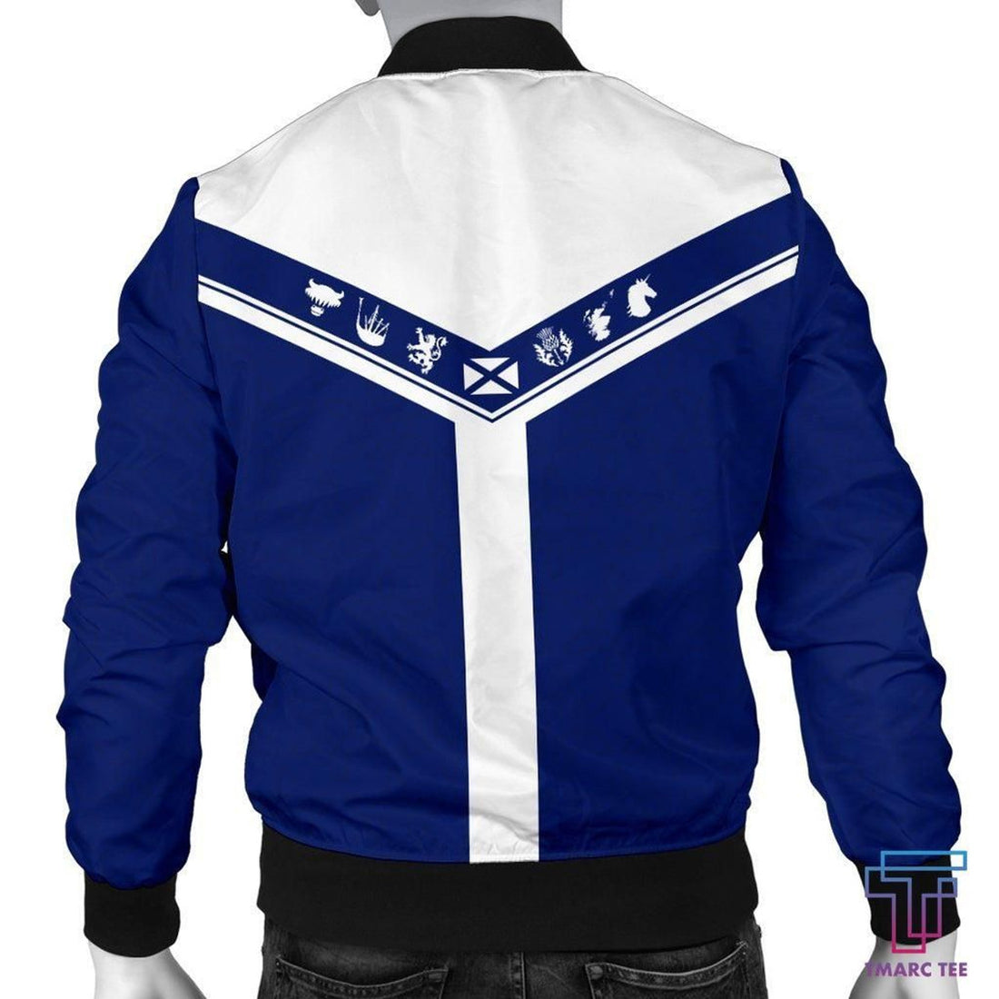 FUNSTUFFPRINT Tmarc Tee Scotland Spirit 3D Bomber Jacket