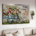 Today I Choose Joy, Flower Lover, Wall Decor Poster Poster and Canvas
